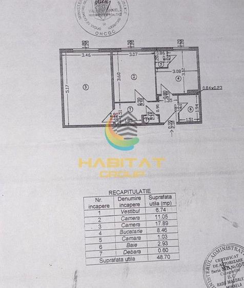 Apartament cu 2 camere decomandat, mobilat în Giurgiului