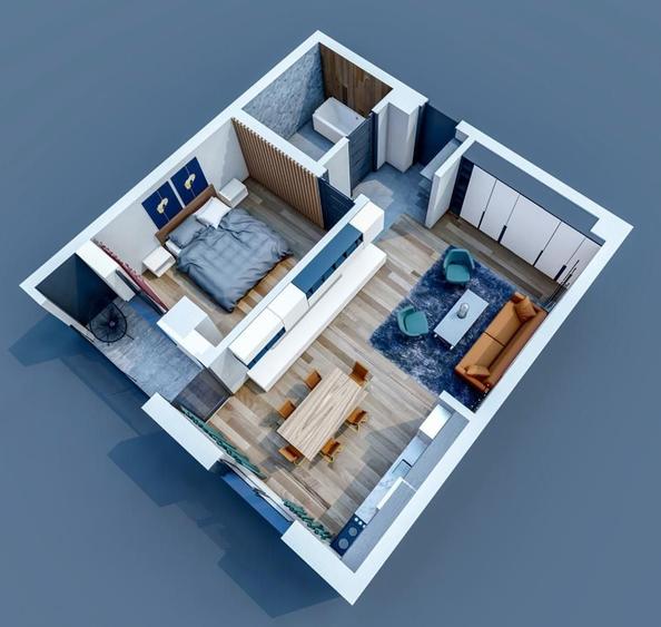 Apartament 2 camere de vanzare Bucium - 3