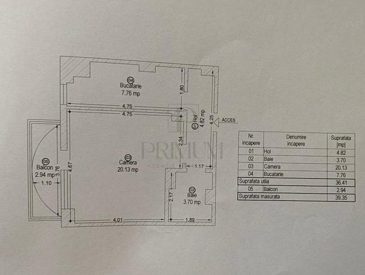 LUNEI - APARTAMENT 1 CAMERA - mobilat, utilat, decomandat - 7