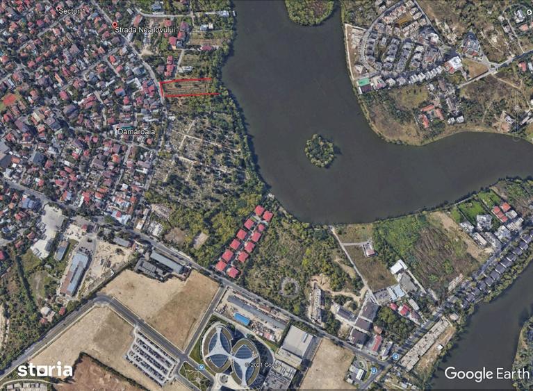Teren 2041 mp deschidere lac Grivita 20 m - 14