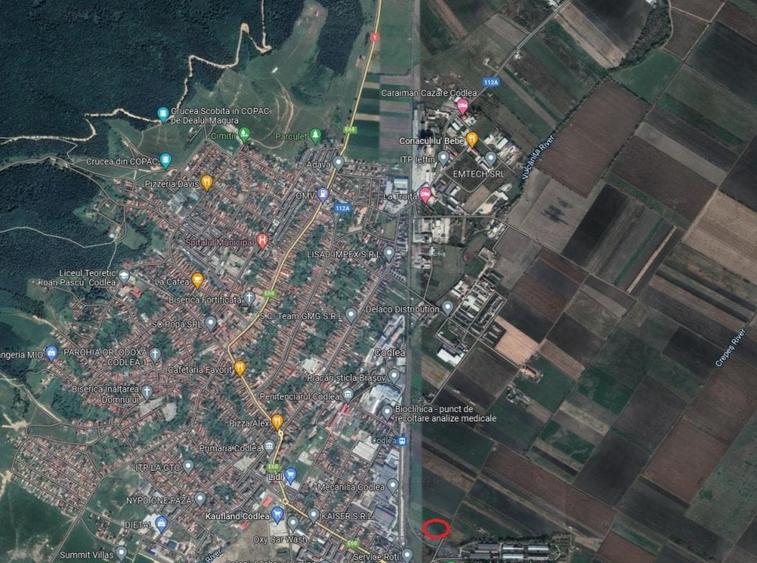 Teren Construcții intravilan de 10000 mp, în Codlea
