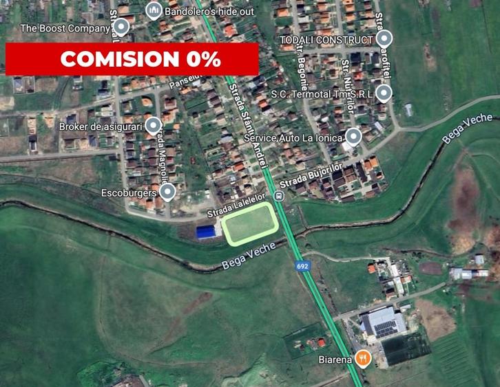 Teren Construcții intravilan de 4526 mp, în Sânandrei