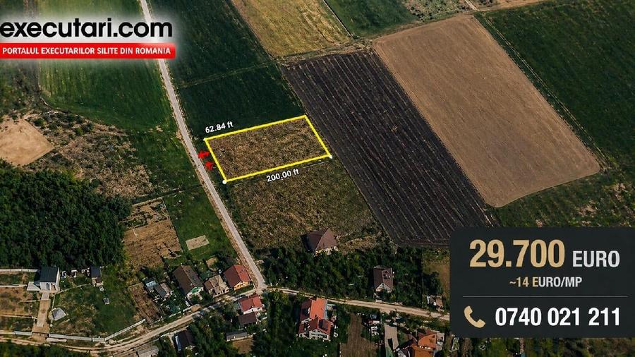 Teren agricol intravilan de 2119 mp, în Paleu