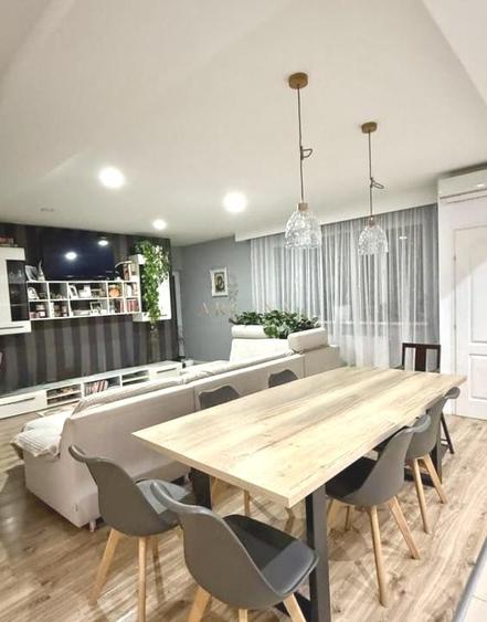 Apartament cu 3 camere semidecomandat, mobilat în Florești
