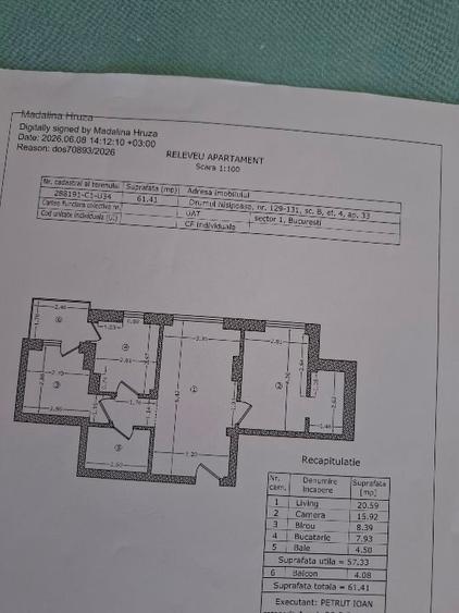 Apartament cu 3 camere decomandat, mobilat în Aviației