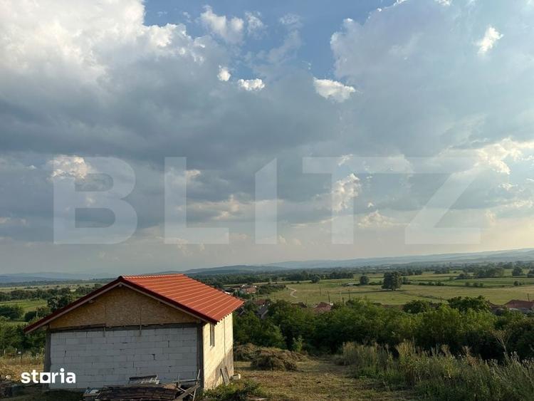 Casă cu 2 camere cu Teren 1400 Mp în Banpotoc