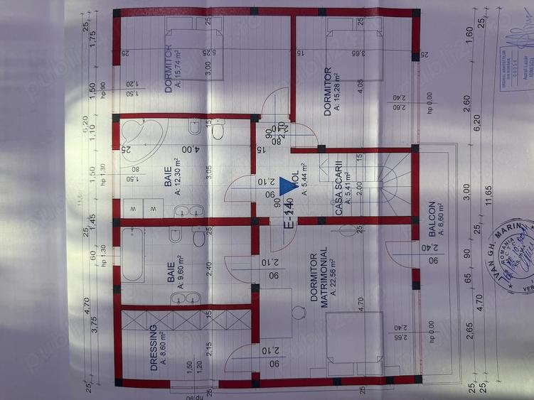 Casă cu 6 camere cu Teren 586 Mp în Central