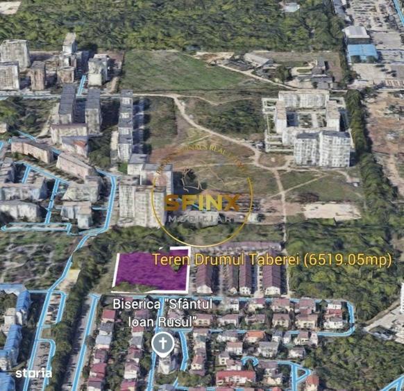 Teren de vanzare 6500 mp Drumul Taberei - 6