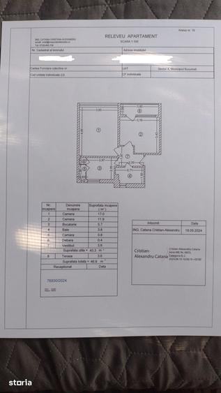 Apartament cu 2 camere decomandat în Centrul Civic