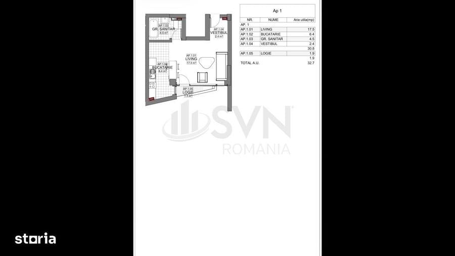 Apartament cu 3 camere semidecomandat în Ștefan cel Mare