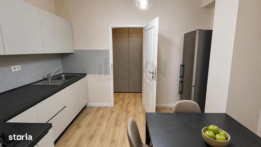 Apartament cu 3 camere semidecomandat, mobilat în Sisești