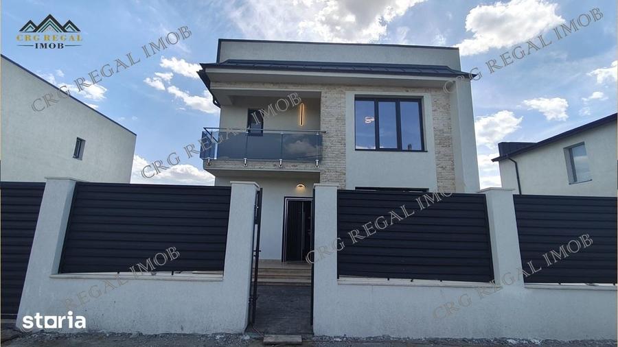 Casa noua cu 4 camere 3 bai si curte 445mp in Comuna Berceni - 16