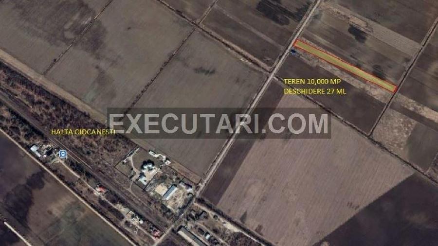 Teren agricol extravilan de 10000 mp, în Ciocănești