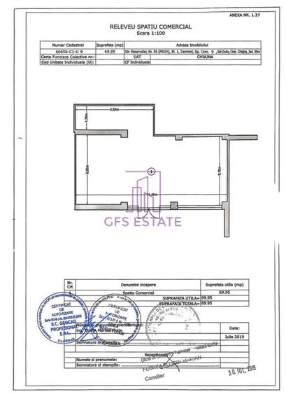 Spațiu comercial, de 70 mp, în Chiajna