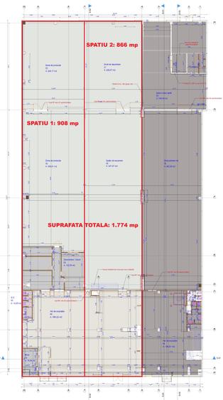 Spațiu industrial, de 1,740 mp, în Vest