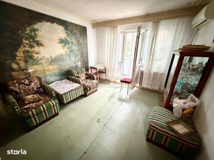 Apartament cu 2 camere semidecomandat în Alexandru cel Bun