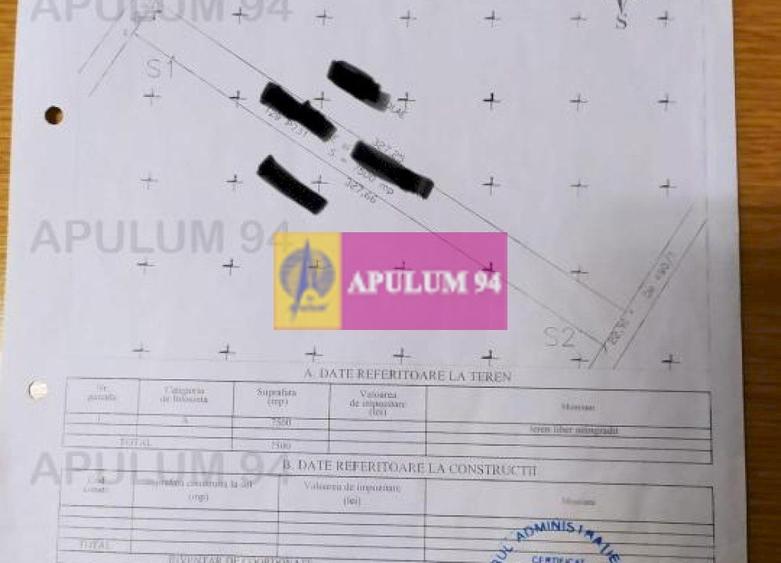 Teren Construcții intravilan de 7500 mp, în Dobroești