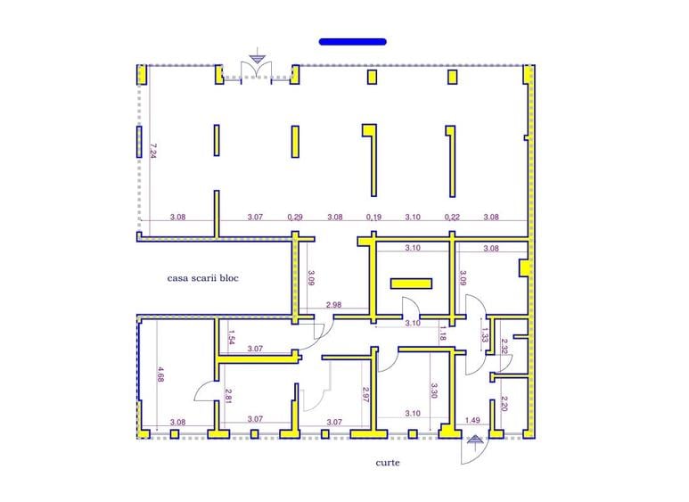 Spațiu comercial, de 205.25999450684 mp, în Dacia