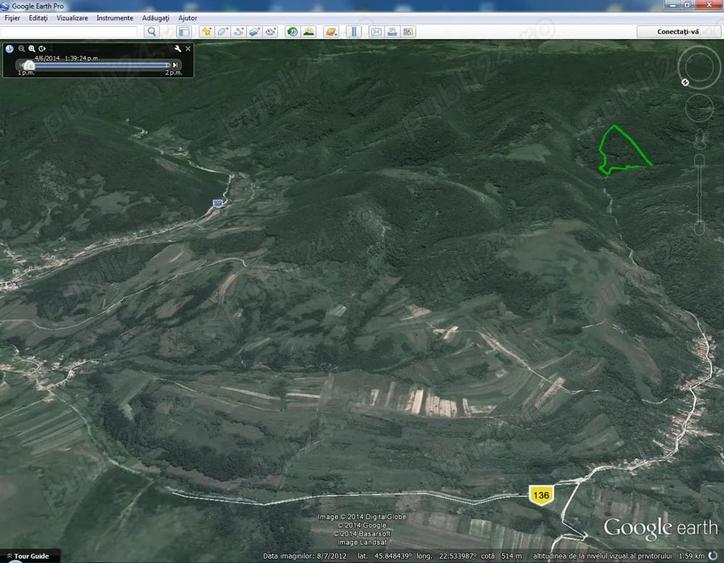 Teren de 85000 mp, în Dobra