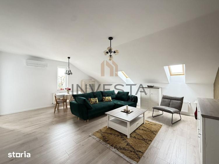 Apartament cu 2 camere semidecomandat, mobilat în Europa