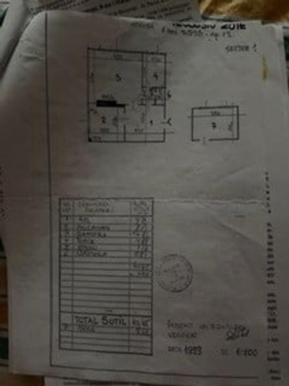 Garsonieră decomandată în 1 Mai