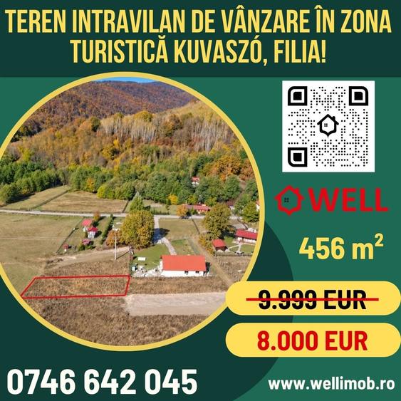 Teren intravilan de 456 mp, în Filia
