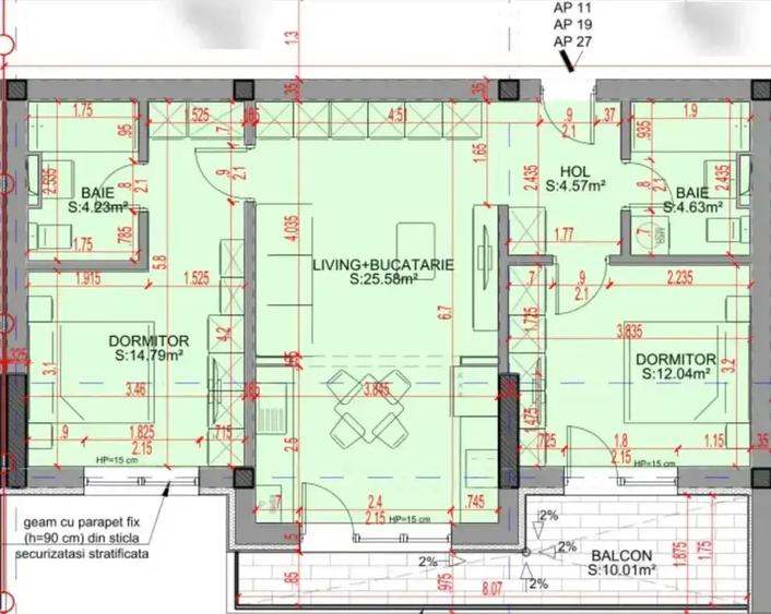 Apartament cu 3 camere semidecomandat în Theodor Pallady