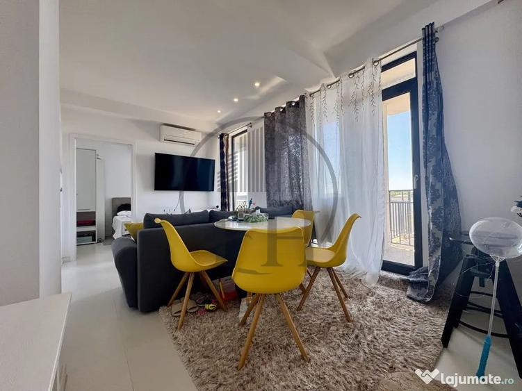 Apartament cu 2 camere semidecomandat, mobilat în Central