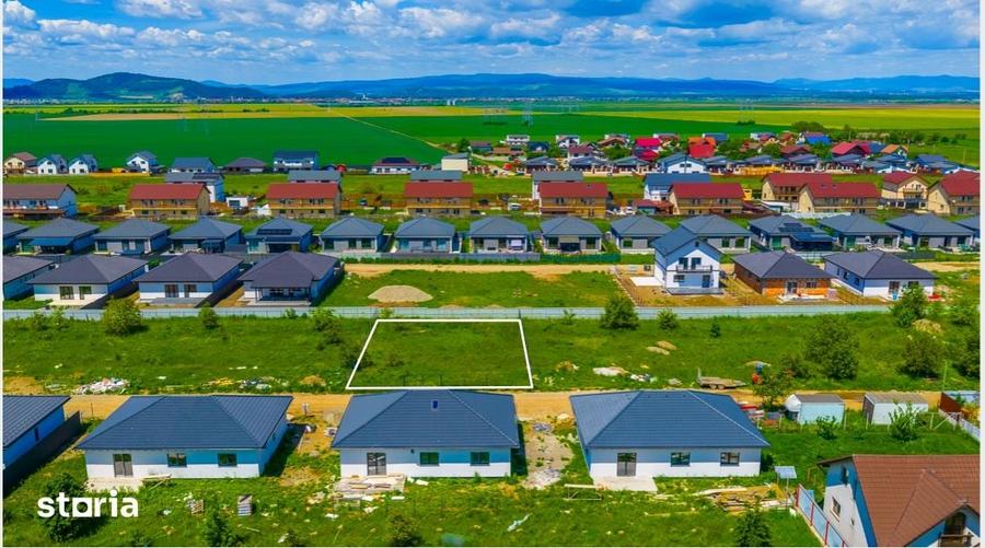 Teren de 550 mp, în Tărlungeni