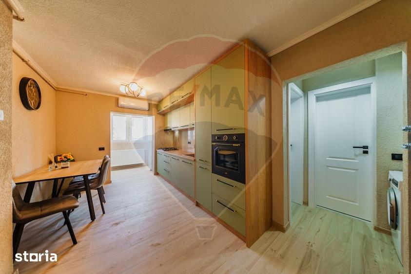 Apartament cu 2 camere decomandat, mobilat în Pârneava