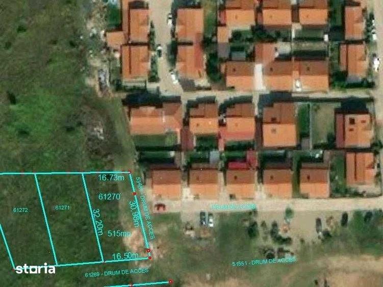 Teren de 515 mp, în Paleu