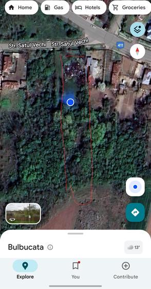 Teren agricol intravilan de 2458 mp, în Bulbucata