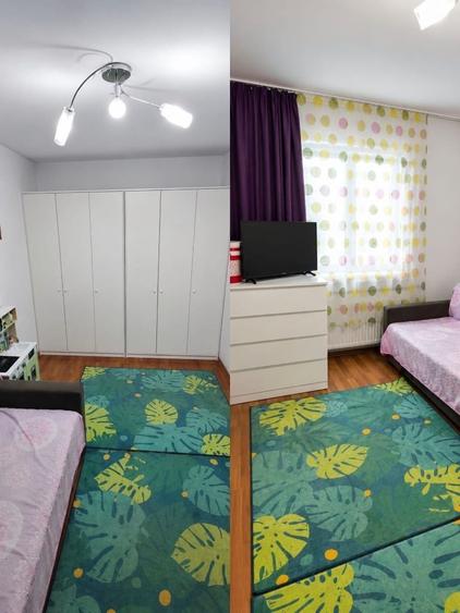 Apartament cu 3 camere semidecomandat în Central