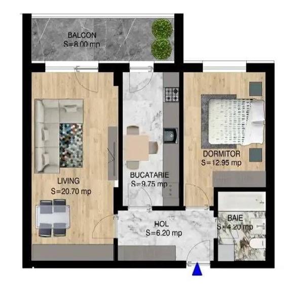 2 Camere Finalizat Direct Dezvoltator | Scoala Victor Brauner - 5