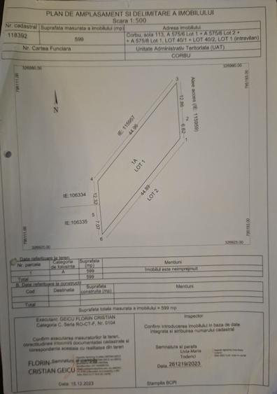 Spațiu comercial, în Corbu