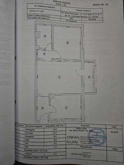 Apartament cu 2 camere semidecomandat, mobilat în Sud-Vest