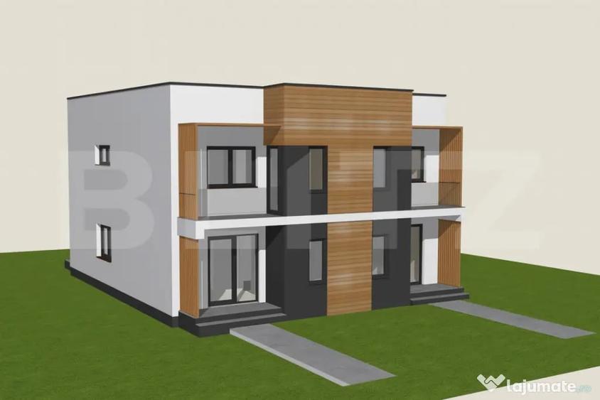 Casă cu 3 camere cu Teren 25 Mp în Vorovești