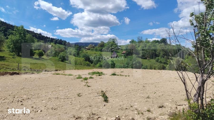 Teren intravilan cu panorama, utilitati, 2000 mp, zona Rogojel