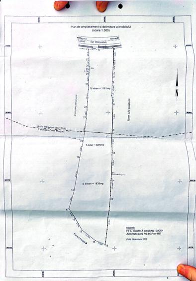 Teren Construcții intravilan de 3000 mp, în Măgura