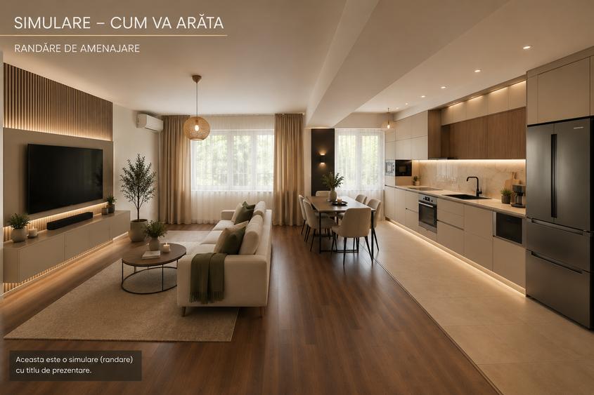 Apartament cu 2 camere semidecomandat în Iancu Nicolae