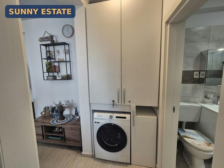 Apartament cu 2 camere semidecomandat, mobilat în Exterior Est