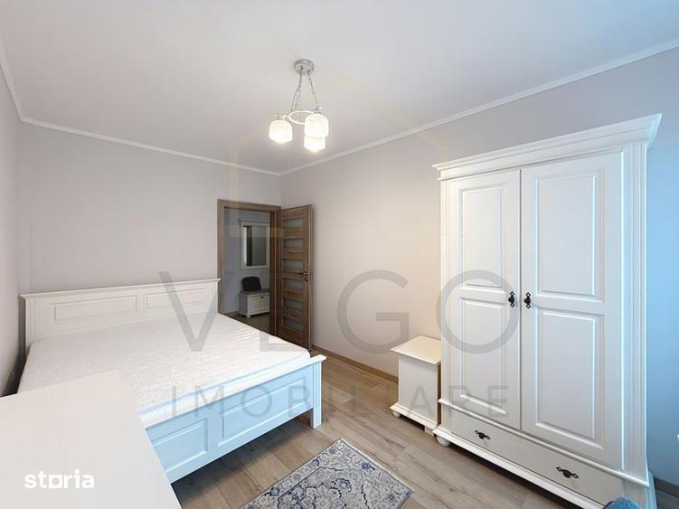 Apartament cu 3 camere, mobilat în Plopilor
