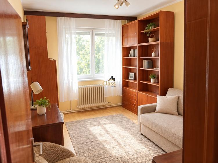 Apartament cu 3 camere decomandat, mobilat în Mănăștur