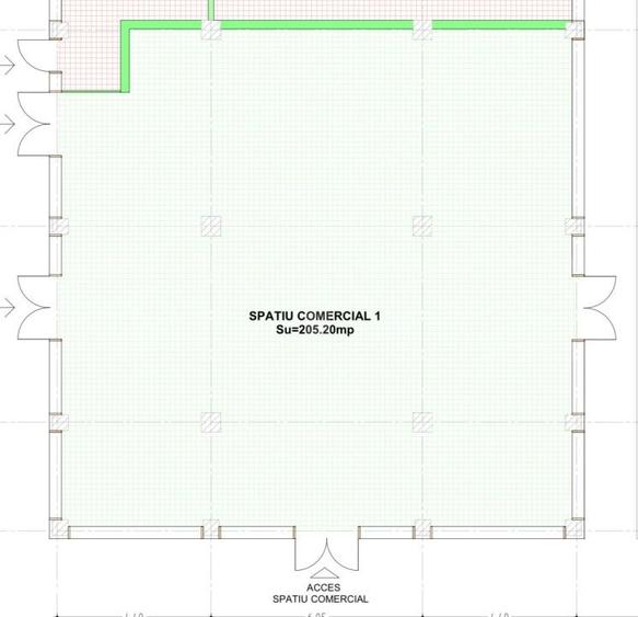 Spațiu comercial, de 205.2 mp, în Calea Moldovei