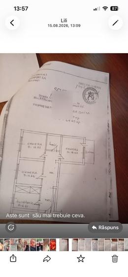 Apartament cu 3 camere decomandat în Obor