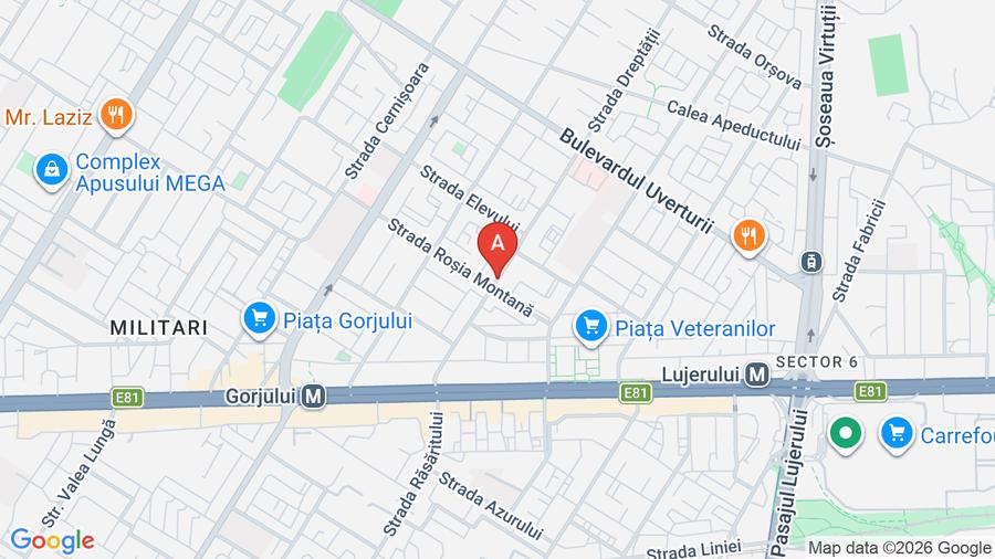 Apartament cu 3 camere decomandat în Lujerului