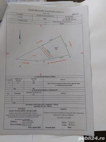 Teren de 500 mp, în Tâncăbești
