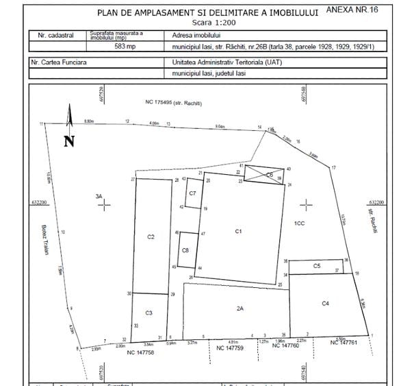 Teren Construcții intravilan de 583 mp, în Tudor Vladimirescu