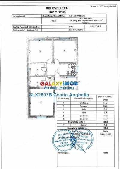 Casă cu 6 camere cu Teren 100 Mp în 13 Septembrie