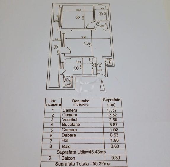 2 camere - Metrou Tineretului - Centrala - 13